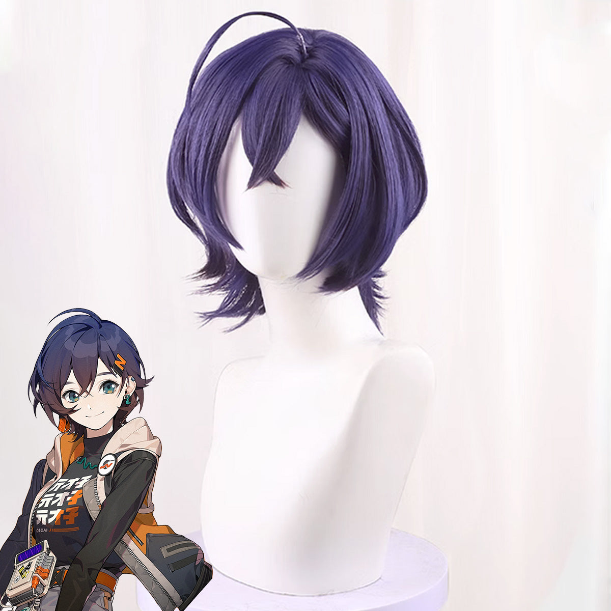 Zenless Zone Zero Random Play Proxy Belle Purple Cosplay Wig Wig - Tophatter Daily Deals